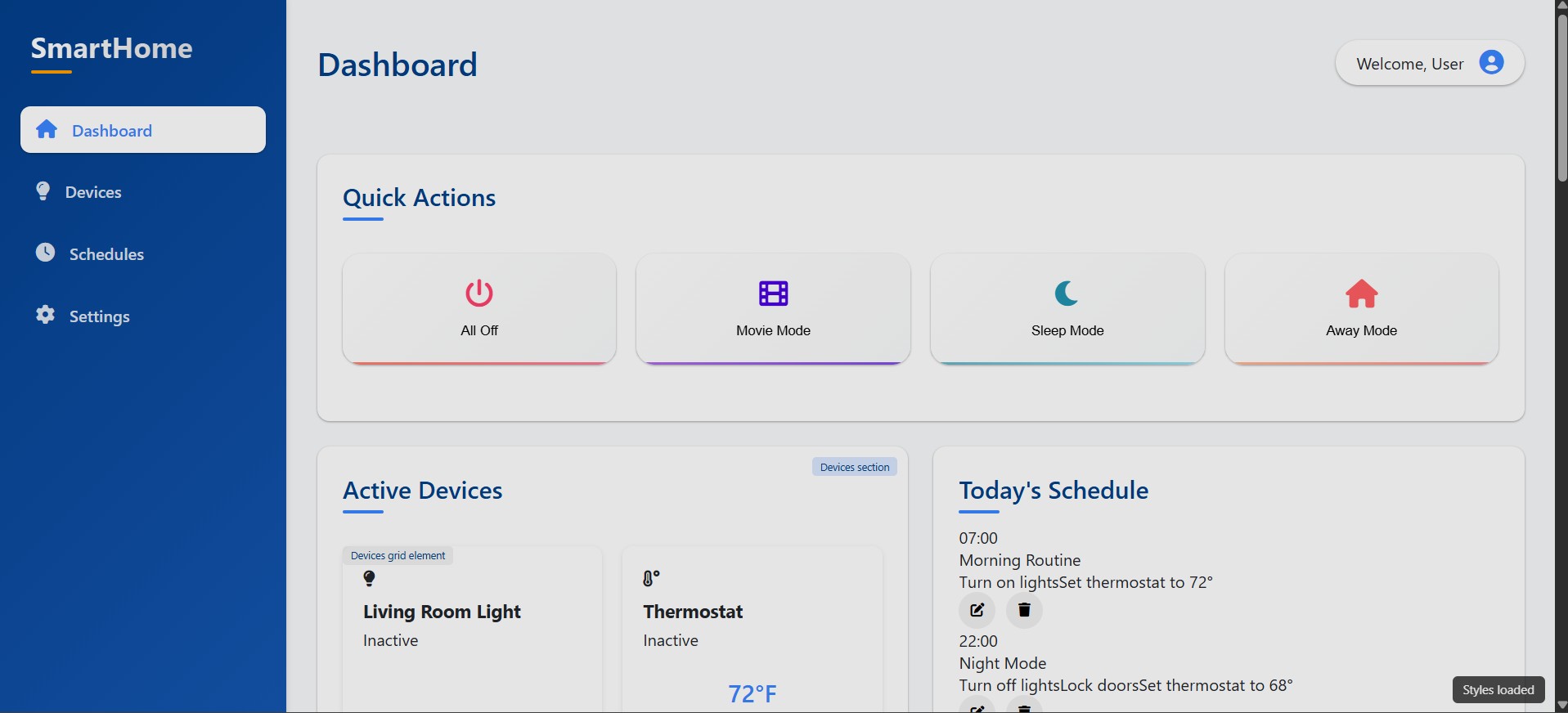 Automation Dashboard